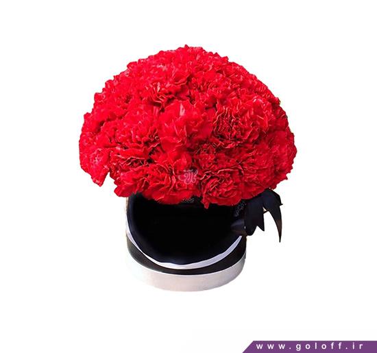 جعبه گل هدیه - جعبه گل ولنتاین گلبانو - Golbanoo | گل آف